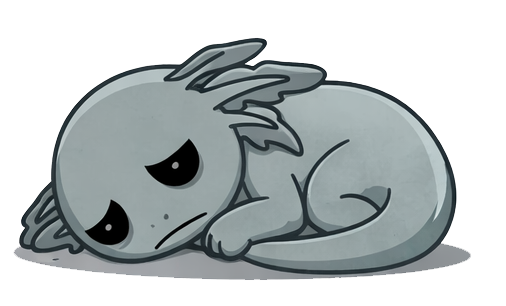 Tired NUMB axolotl